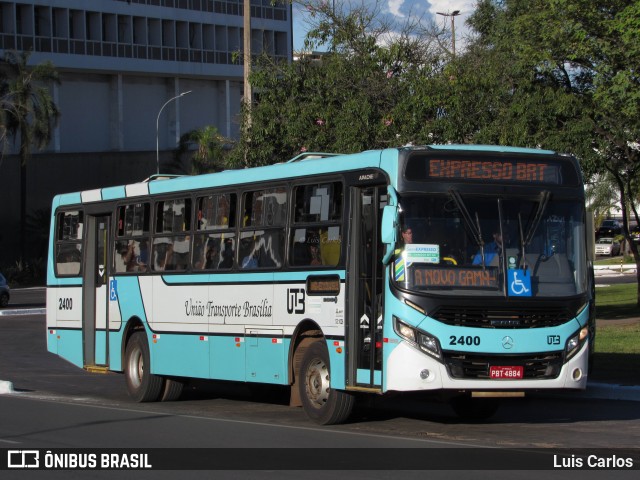 UTB - União Transporte Brasília 2400 na cidade de Brasília, Distrito Federal, Brasil, por Luis Carlos. ID da foto: 12064635.