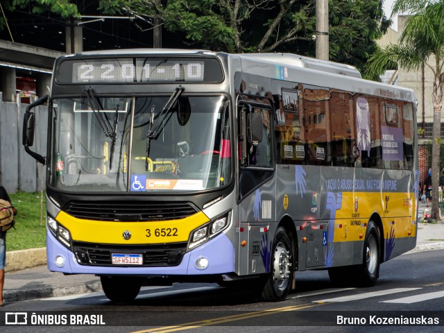 Transunião Transportes 3 6522 na cidade de São Paulo, São Paulo, Brasil, por Bruno Kozeniauskas. ID da foto: 12064844.
