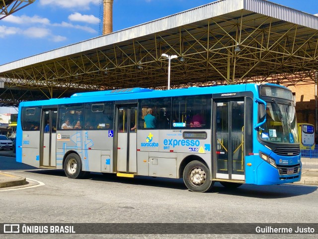 BRT Sorocaba Concessionária de Serviços Públicos SPE S/A 3002 na cidade de Sorocaba, São Paulo, Brasil, por Guilherme Justo. ID da foto: 12065780.