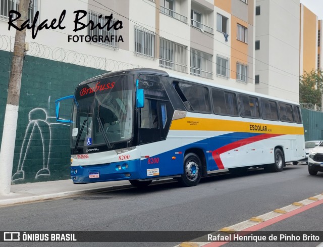 Brubuss Transportes 8200 na cidade de São Paulo, São Paulo, Brasil, por Rafael Henrique de Pinho Brito. ID da foto: 12065642.