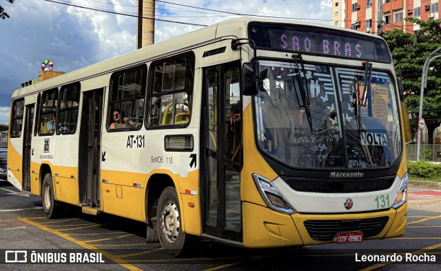 Empresa de Transportes Nova Marambaia AT-131 na cidade de Belém, Pará, Brasil, por Leonardo Rocha. ID da foto: 12063530.