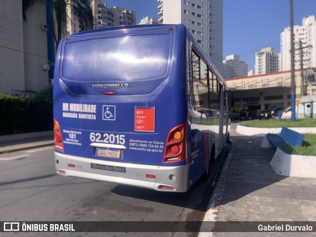 BR Mobilidade Baixada Santista 62.2015 na cidade de Guarujá, São Paulo, Brasil, por Gabriel Durvalo. ID da foto: 12064016.