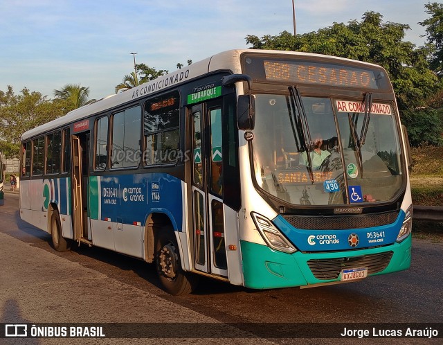Transportes Campo Grande D53641 na cidade de Rio de Janeiro, Rio de Janeiro, Brasil, por Jorge Lucas Araújo. ID da foto: 12063874.