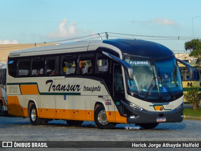 Transur - Transporte Rodoviário Mansur 6720 na cidade de Juiz de Fora, Minas Gerais, Brasil, por Herick Jorge Athayde Halfeld. ID da foto: 12065575.