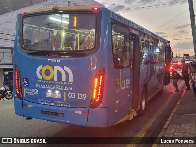 JTP Transportes - COM Bragança Paulista 03.139 na cidade de Bragança Paulista, São Paulo, Brasil, por Lucas Fonseca. ID da foto: 12064216.