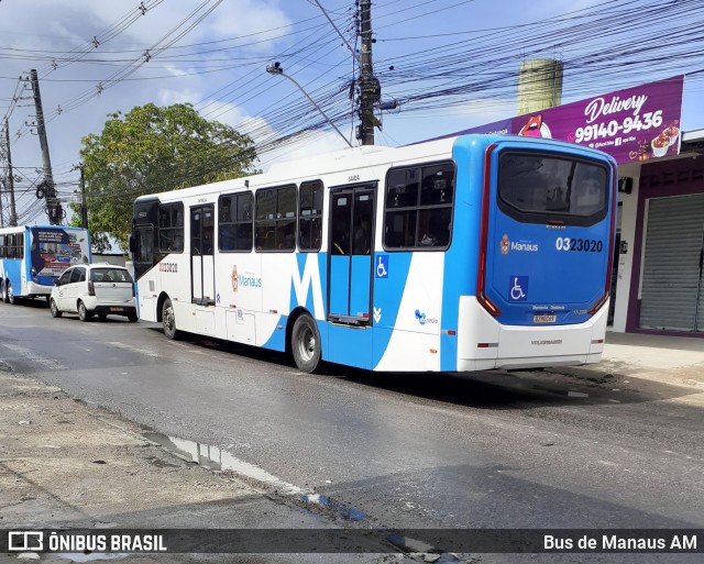 Viação São Pedro 0323020 na cidade de Manaus, Amazonas, Brasil, por Bus de Manaus AM. ID da foto: 12063668.