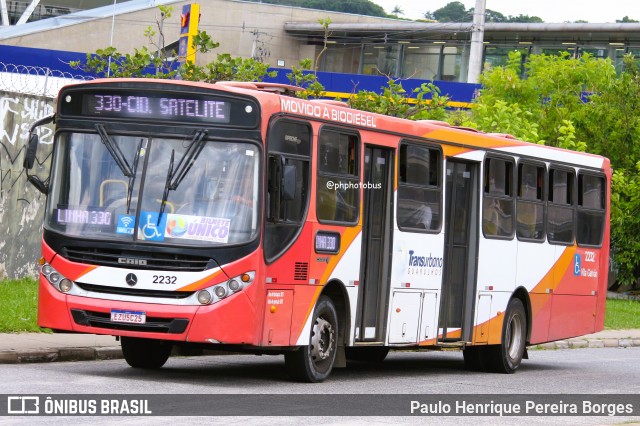 Empresa de Ônibus Vila Galvão 2232 na cidade de Guarulhos, São Paulo, Brasil, por Paulo Henrique Pereira Borges. ID da foto: 12064664.