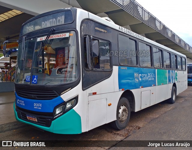 Transportes Campo Grande D53674 na cidade de Rio de Janeiro, Rio de Janeiro, Brasil, por Jorge Lucas Araújo. ID da foto: 12063831.