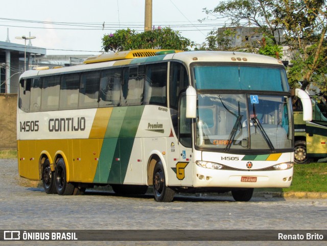 Empresa Gontijo de Transportes 14505 na cidade de Juiz de Fora, Minas Gerais, Brasil, por Renato Brito. ID da foto: 12063924.