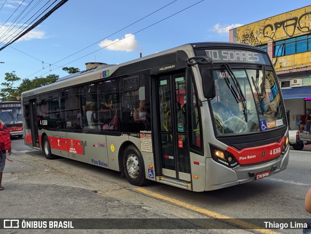 Express Transportes Urbanos Ltda 4 8360 na cidade de São Paulo, São Paulo, Brasil, por Thiago Lima. ID da foto: 12064159.