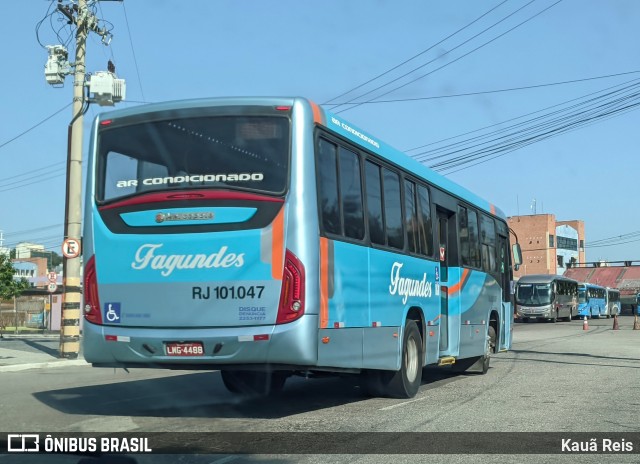 Auto Ônibus Fagundes RJ 101.047 na cidade de Niterói, Rio de Janeiro, Brasil, por Kauã Reis. ID da foto: 12063535.