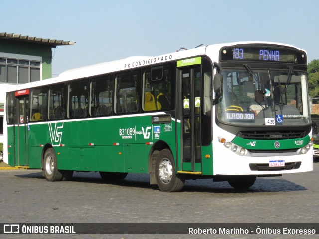Viação VG B31089 na cidade de Rio de Janeiro, Rio de Janeiro, Brasil, por Roberto Marinho - Ônibus Expresso. ID da foto: 12065667.