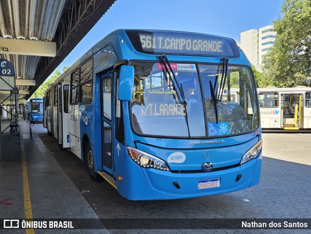 Nova Transporte 22303 na cidade de Serra, Espírito Santo, Brasil, por Nathan dos Santos. ID da foto: 12064503.