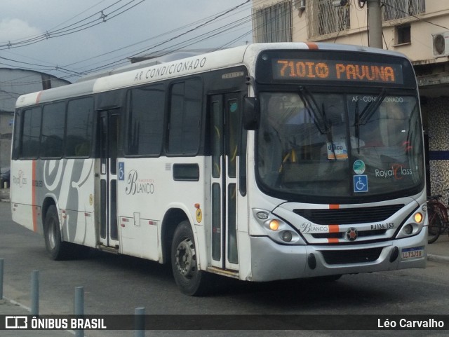 Transportes Blanco RJ 136.153 na cidade de Queimados, Rio de Janeiro, Brasil, por Léo Carvalho. ID da foto: 12063815.