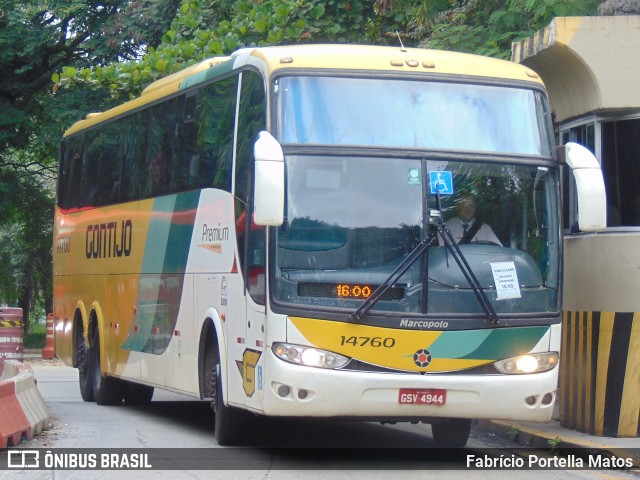 Empresa Gontijo de Transportes 14760 na cidade de São Paulo, São Paulo, Brasil, por Fabrício Portella Matos. ID da foto: 12064695.