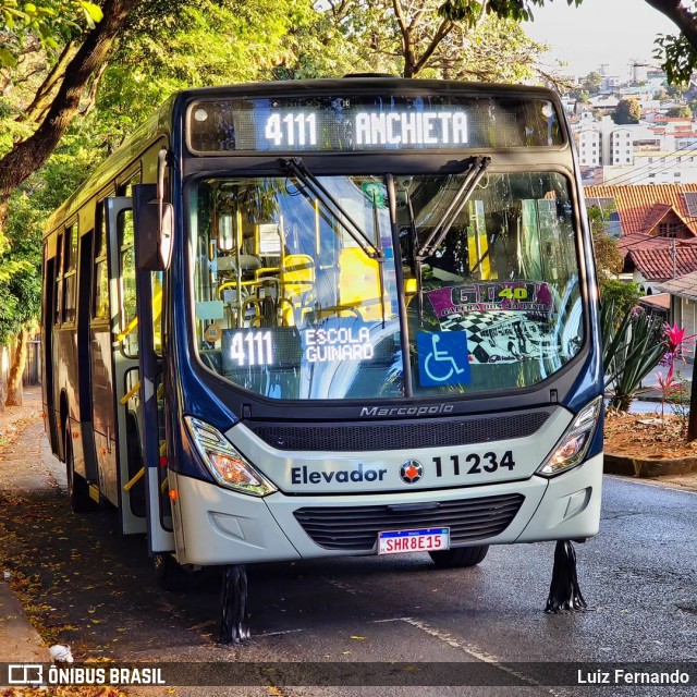 Milênio Transportes 11234 na cidade de Belo Horizonte, Minas Gerais, Brasil, por Luiz Fernando. ID da foto: 12063676.
