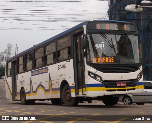 Belém Rio Transportes BD-019 na cidade de Belém, Pará, Brasil, por Juan Silva. ID da foto: 12063646.