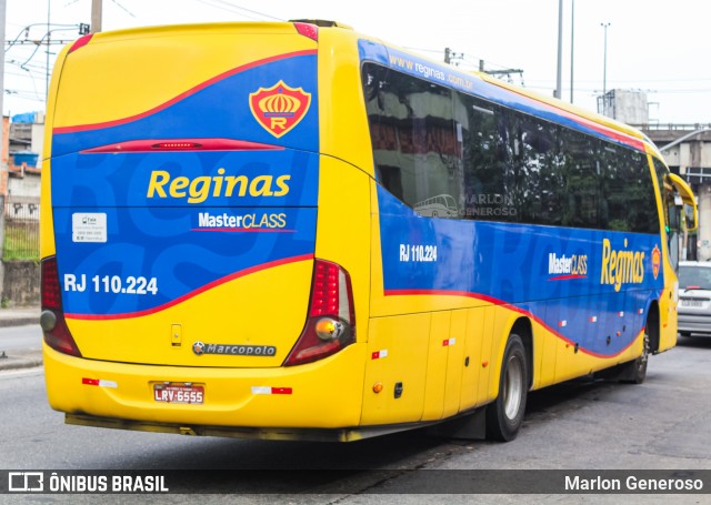 Auto Viação Reginas RJ 110.224 na cidade de Rio de Janeiro, Rio de Janeiro, Brasil, por Marlon Generoso. ID da foto: 12065592.