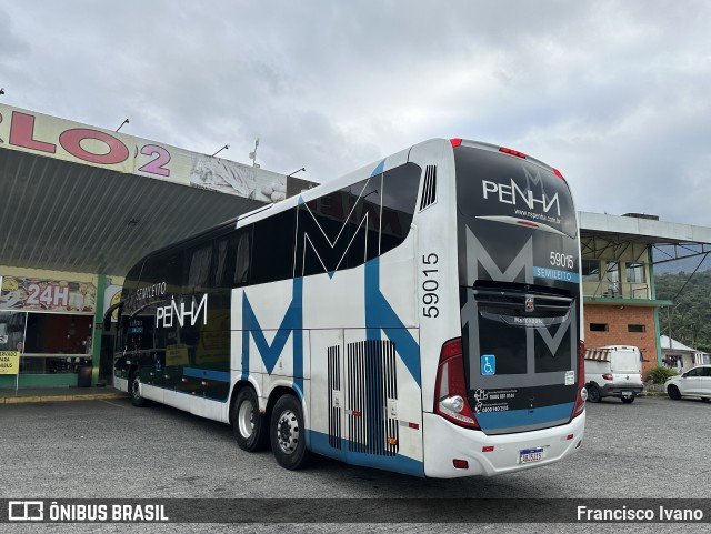 Empresa de Ônibus Nossa Senhora da Penha 59015 na cidade de Garuva, Santa Catarina, Brasil, por Francisco Ivano. ID da foto: 12065304.