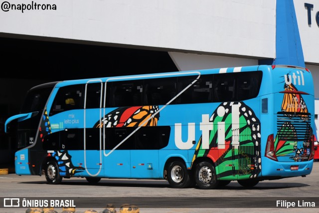 UTIL - União Transporte Interestadual de Luxo 11722 na cidade de Goiânia, Goiás, Brasil, por Filipe Lima. ID da foto: 12064372.