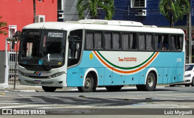 TBS - Travel Bus Service > Transnacional Fretamento 07285 na cidade de João Pessoa, Paraíba, Brasil, por Luiz Myguell. ID da foto: 12065418.