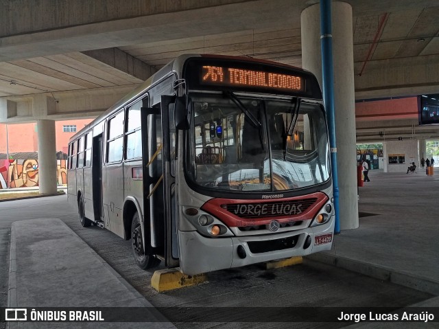 Transportes Barra D13368 na cidade de Rio de Janeiro, Rio de Janeiro, Brasil, por Jorge Lucas Araújo. ID da foto: 12063806.
