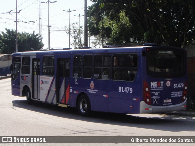 Next Mobilidade - ABC Sistema de Transporte 81.479 na cidade de Santo André, São Paulo, Brasil, por Gilberto Mendes dos Santos. ID da foto: 12063267.