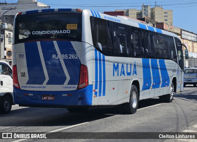 Viação Mauá RJ 185.262 na cidade de São Gonçalo, Rio de Janeiro, Brasil, por Cleiton Linhares. ID da foto: 12064117.