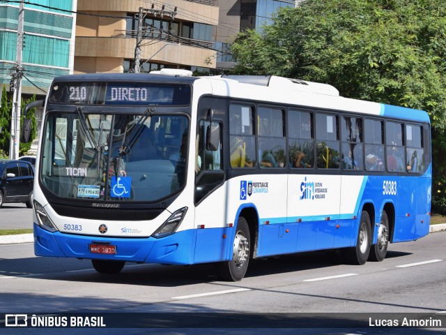 Transol Transportes Coletivos 50383 na cidade de Florianópolis, Santa Catarina, Brasil, por Lucas Amorim. ID da foto: 12065534.