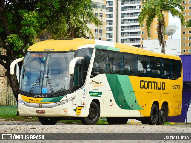 Empresa Gontijo de Transportes 18270 na cidade de Fortaleza, Ceará, Brasil, por Jaziel Lima. ID da foto: 12065305.