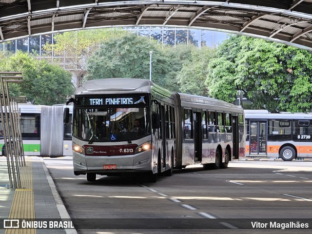 Viação Gatusa Transportes Urbanos 7 6313 na cidade de São Paulo, São Paulo, Brasil, por Vitor Magalhães. ID da foto: 12063474.