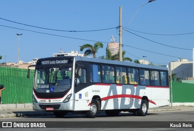 Auto Viação ABC RJ 105.059 na cidade de Niterói, Rio de Janeiro, Brasil, por Kauã Reis. ID da foto: 12063536.