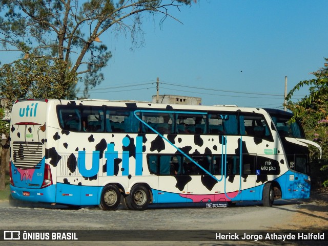 UTIL - União Transporte Interestadual de Luxo 11514 na cidade de Juiz de Fora, Minas Gerais, Brasil, por Herick Jorge Athayde Halfeld. ID da foto: 12065574.