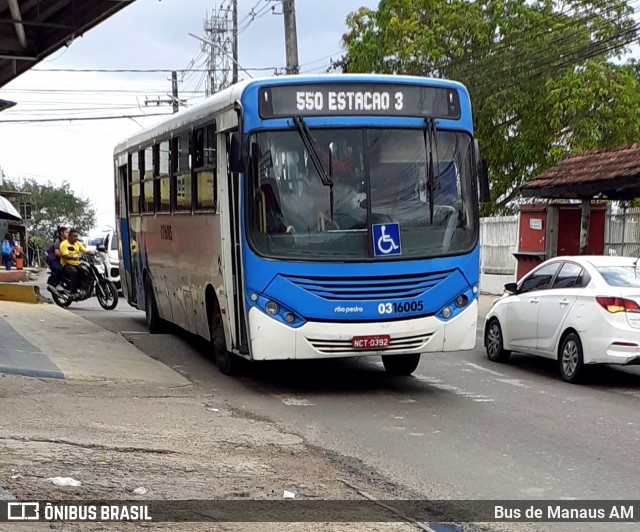 Viação São Pedro 0316005 na cidade de Manaus, Amazonas, Brasil, por Bus de Manaus AM. ID da foto: 12063573.