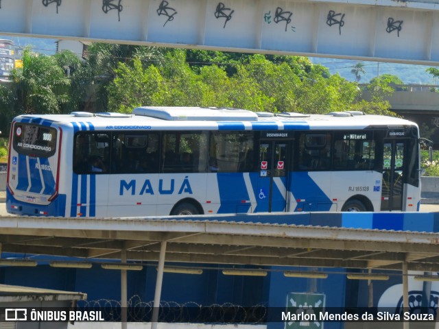Viação Mauá RJ 185.128 na cidade de Rio de Janeiro, Rio de Janeiro, Brasil, por Marlon Mendes da Silva Souza. ID da foto: 12065309.