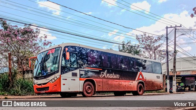 Anatur Transportes e Turismo 1029 na cidade de Parauapebas, Pará, Brasil, por Victor Ta. ID da foto: 12063347.
