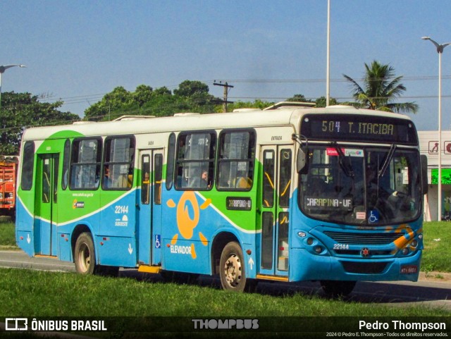 Nova Transporte 22144 na cidade de Serra, Espírito Santo, Brasil, por Pedro Thompson. ID da foto: 12064069.