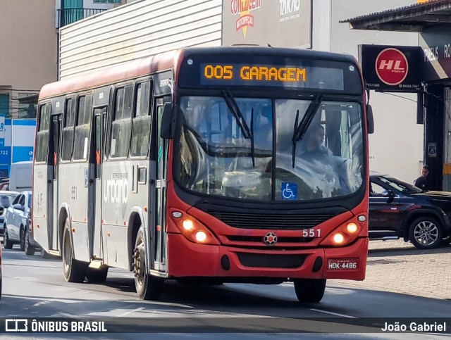 TUSMIL - Transporte Urbano São Miguel 551 na cidade de Juiz de Fora, Minas Gerais, Brasil, por João Gabriel. ID da foto: 12065302.