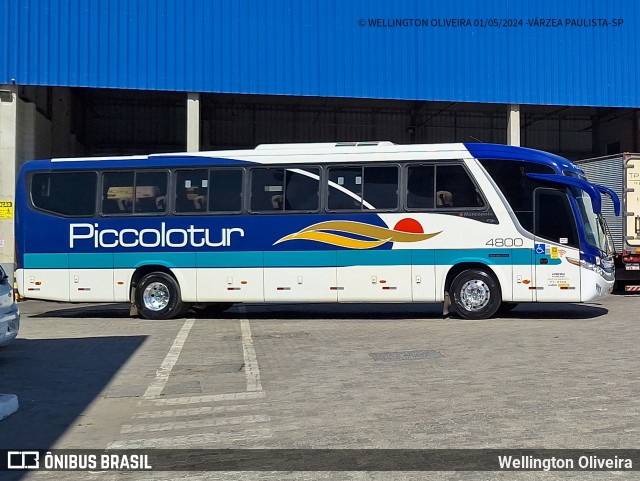 Piccolotur Transportes Turísticos 4800 na cidade de Várzea Paulista, São Paulo, Brasil, por Wellington Oliveira. ID da foto: 12065132.
