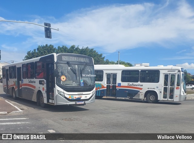 Auto Viação Salineira 717 na cidade de Cabo Frio, Rio de Janeiro, Brasil, por Wallace Velloso. ID da foto: 12063297.