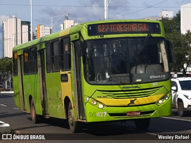 Transcol Transportes Coletivos 04427 na cidade de Teresina, Piauí, Brasil, por Wesley Rafael. ID da foto: 12064401.
