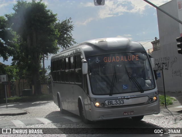 Transporte Coletivo Glória BL333 na cidade de Curitiba, Paraná, Brasil, por GDC __39AM. ID da foto: 12063454.