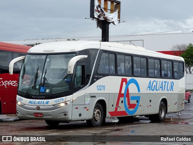 Aguatur Transporte e Turismo 12270 na cidade de Goiânia, Goiás, Brasil, por Rafael Caldas. ID da foto: 12064094.
