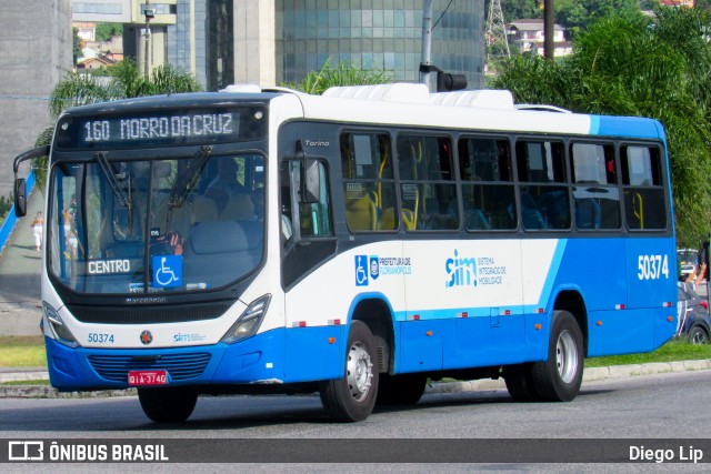 Transol Transportes Coletivos 50374 na cidade de Florianópolis, Santa Catarina, Brasil, por Diego Lip. ID da foto: 12063855.