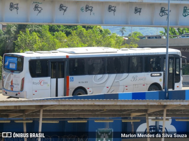 Transportes Blanco RJ 136.022 na cidade de Rio de Janeiro, Rio de Janeiro, Brasil, por Marlon Mendes da Silva Souza. ID da foto: 12065290.