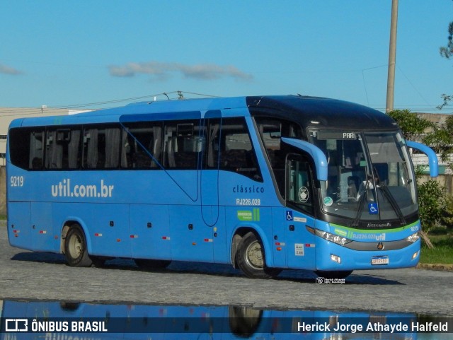 UTIL - União Transporte Interestadual de Luxo 9219 na cidade de Juiz de Fora, Minas Gerais, Brasil, por Herick Jorge Athayde Halfeld. ID da foto: 12065199.
