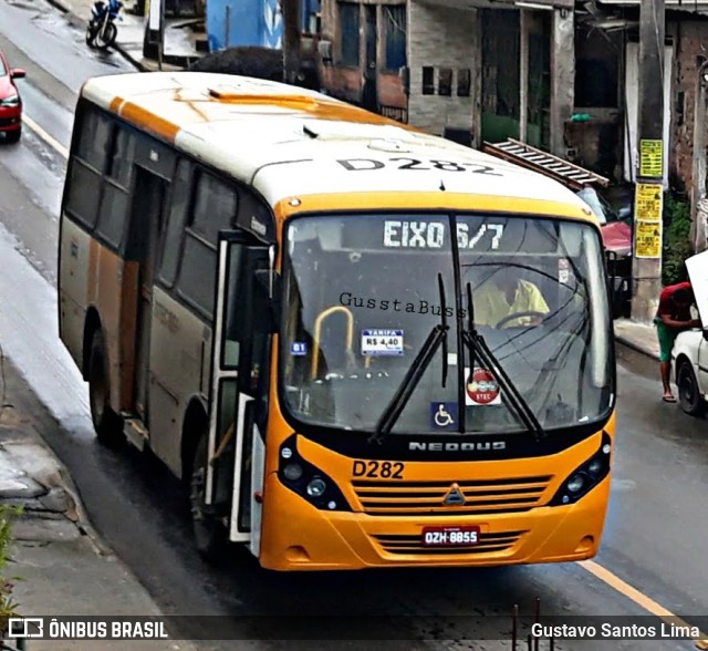 STEC - Subsistema de Transporte Especial Complementar D-282 na cidade de Salvador, Bahia, Brasil, por Gustavo Santos Lima. ID da foto: 12063549.