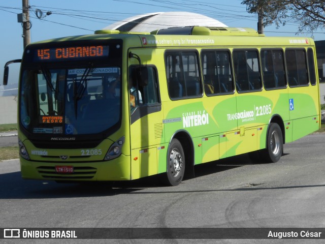 Santo Antônio Transportes Niterói 2.2.085 na cidade de Niterói, Rio de Janeiro, Brasil, por Augusto César. ID da foto: 12063694.