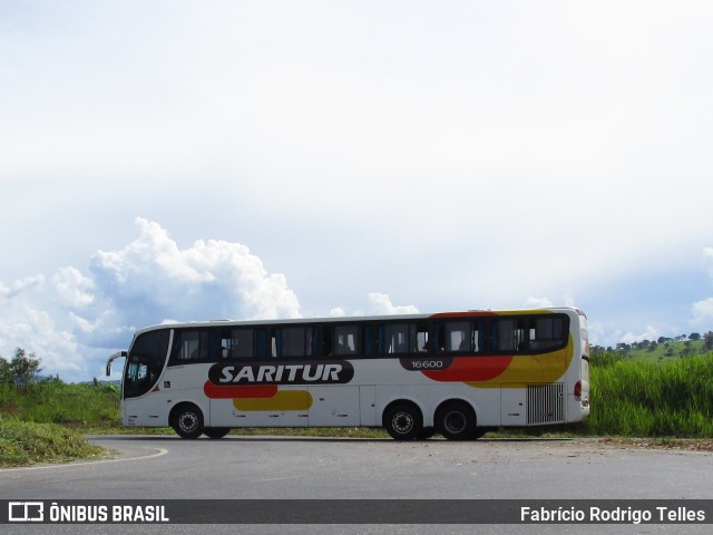 Saritur - Santa Rita Transporte Urbano e Rodoviário 16600 na cidade de Bom Jesus do Amparo, Minas Gerais, Brasil, por Fabrício Rodrigo Telles. ID da foto: 12064594.