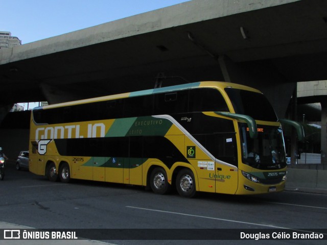 Empresa Gontijo de Transportes 25075 na cidade de Belo Horizonte, Minas Gerais, Brasil, por Douglas Célio Brandao. ID da foto: 12065229.